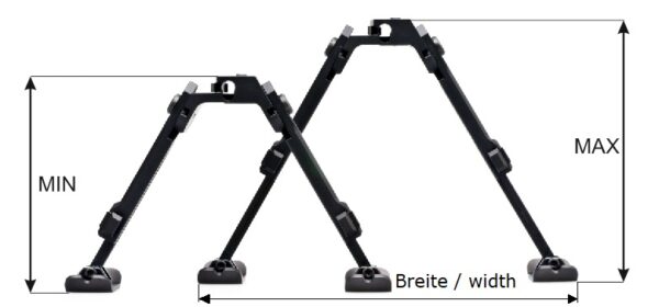 Fortmeier Bipod (12:00 Uur) - Afbeelding 6