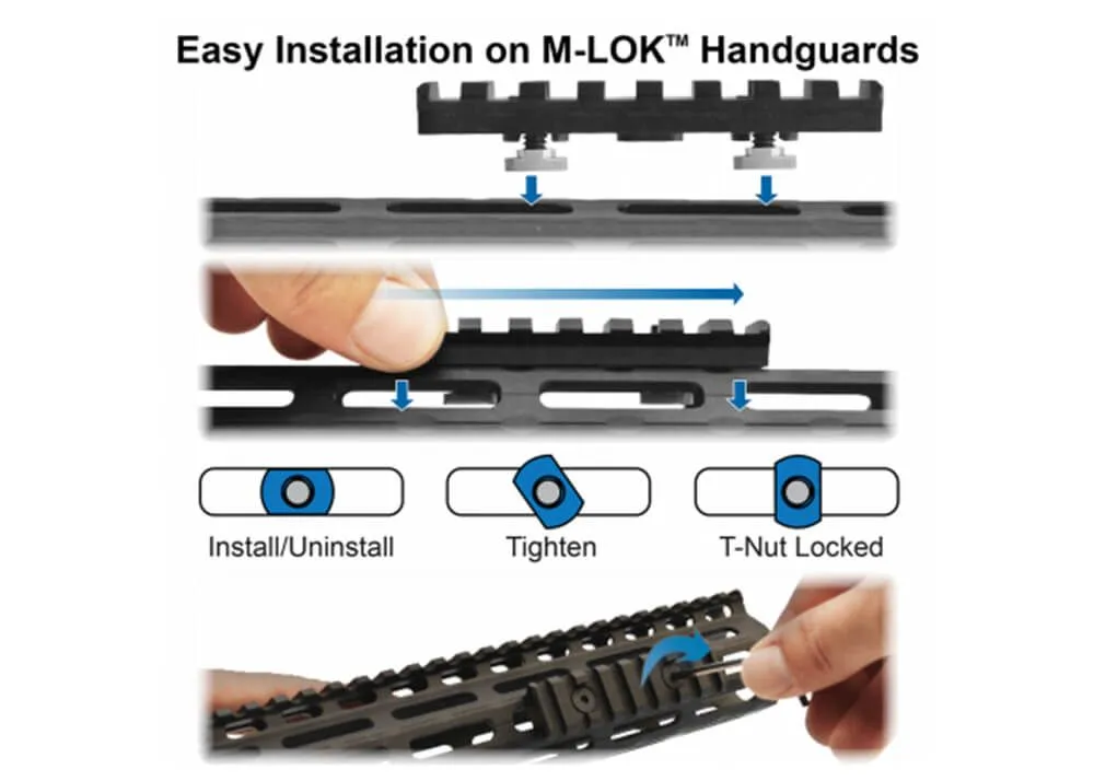 Montagerail UTG M-LOK 8-slot - Afbeelding 5