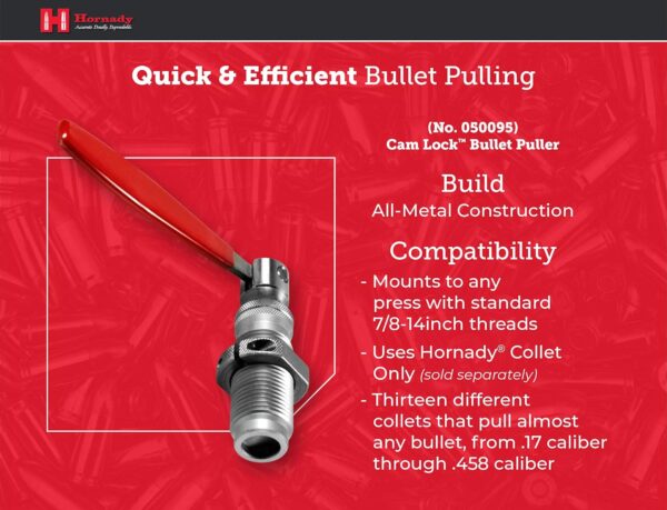 Hornady Cam Lock Bullet Puller - Afbeelding 4