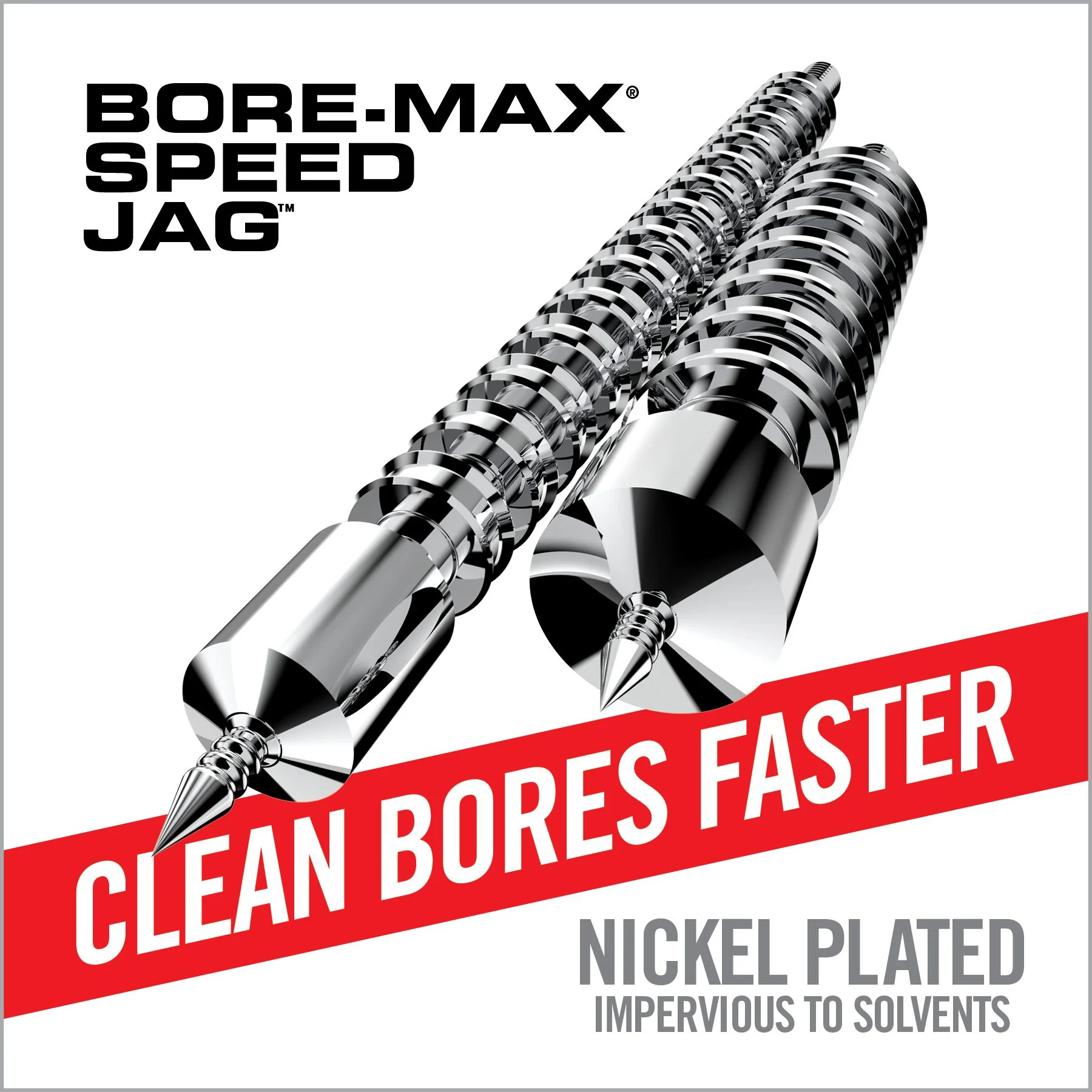 Real Avid Bore-Max Speed Jags & Patches Multi-Caliber Pack - 8/32" Thread - Afbeelding 2
