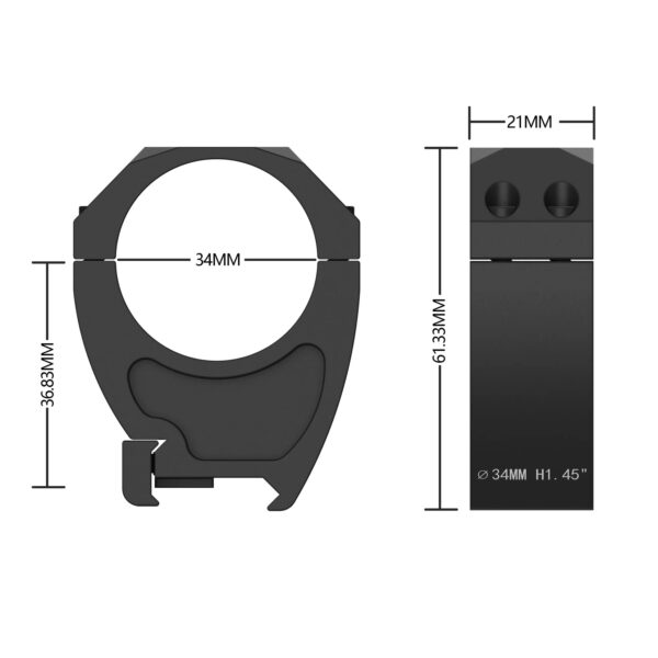 Dutch LRS Match Precision Rings (MPR) - Afbeelding 11