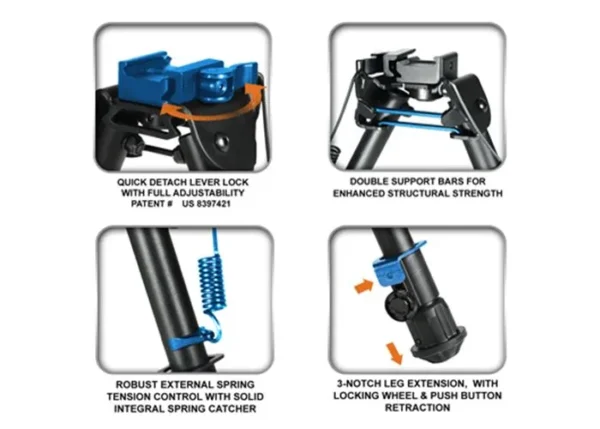 Bipod UTG Tactical OP QD - Afbeelding 3
