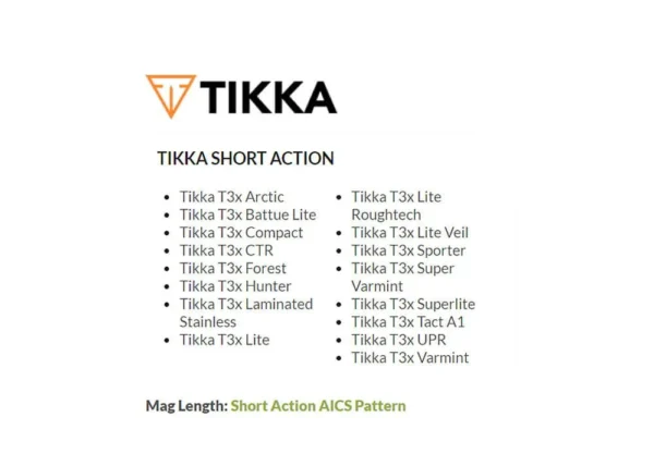 MDT Oryx - Tikka T3/T3x SA - Afbeelding 13