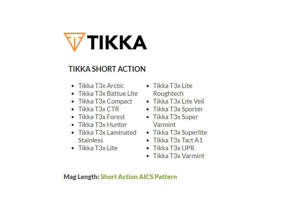 MDT Oryx - Tikka T3/T3x SA - Afbeelding 13