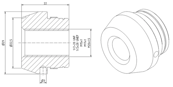 Sinus Brake with barrel tuner - Afbeelding 11