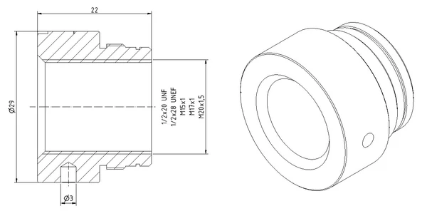 Sinus Brake with barrel tuner - Afbeelding 8